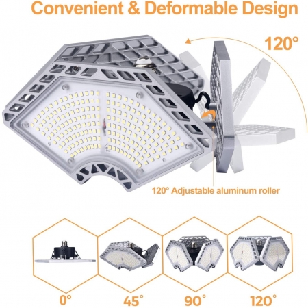 2 Pack LED Garage Light