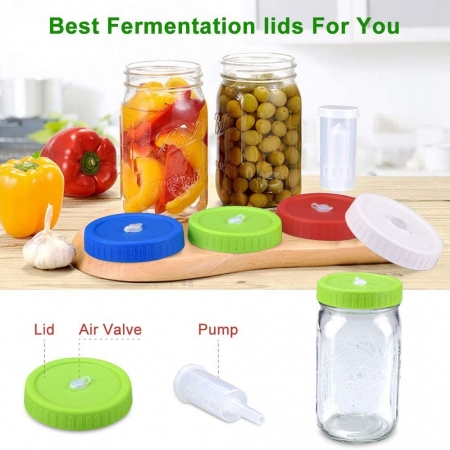 Fermentation Lids for Wide Mouth Jars